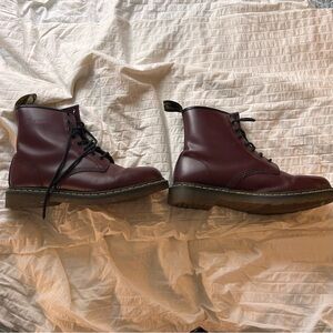 Dr. Martens Men's Cherry Red Boots